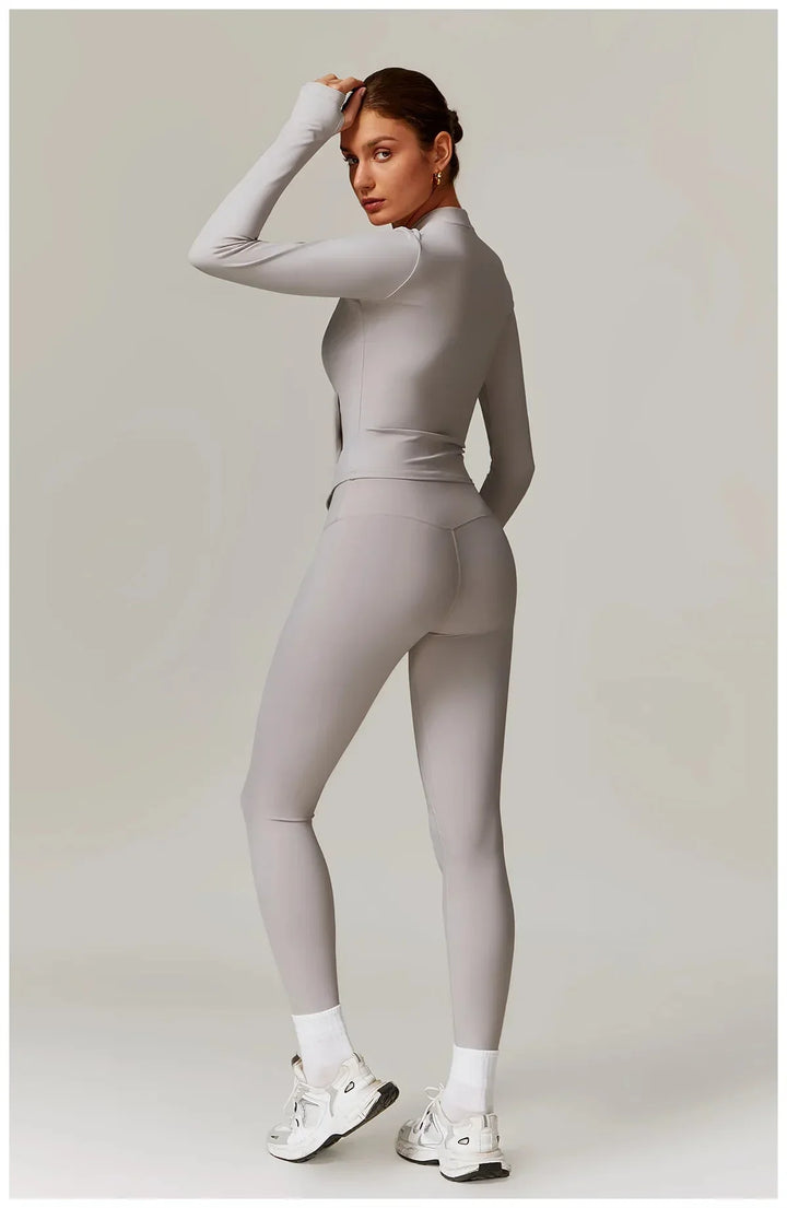 Enchanting Workout Tracksuit Set - Stylish Leggings & Top