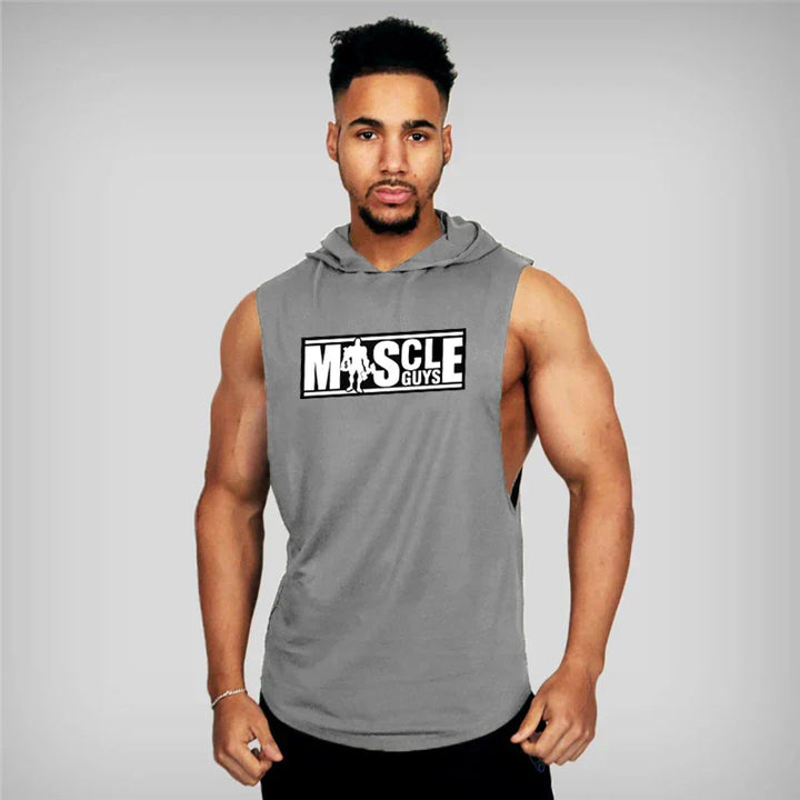 Grey Stringer Tank Top