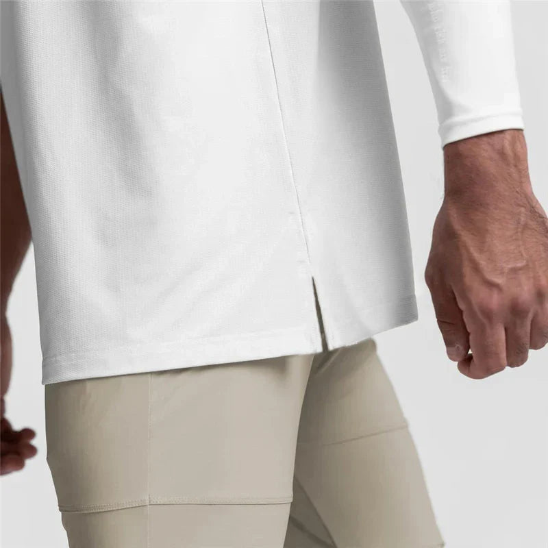 White Iron Core Tank Top