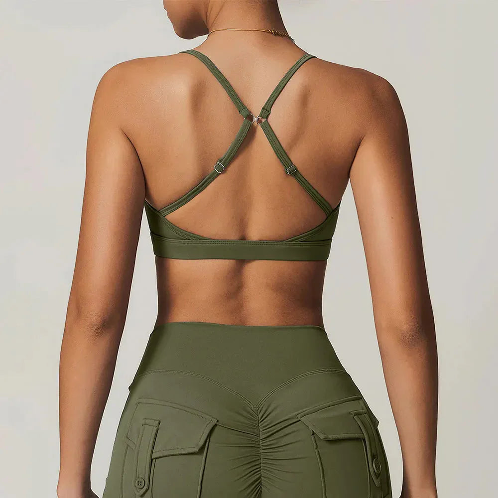 League Two-way Style Sports Bra