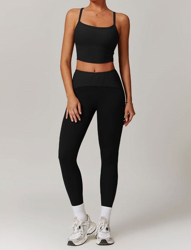 Endless Workout Ensemble - Stylish Leggings & Matching Top