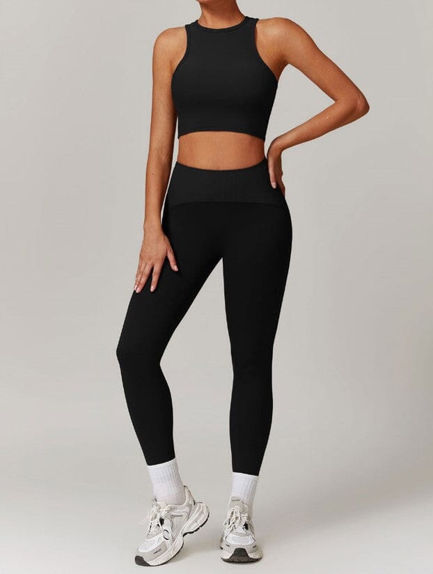 Endless Energy Racerback Fitness Set - Leggings & Top Combo