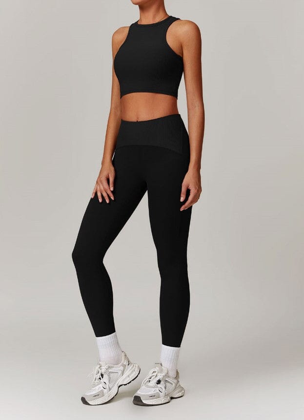 Endless Energy Racerback Fitness Set - Leggings & Top Combo