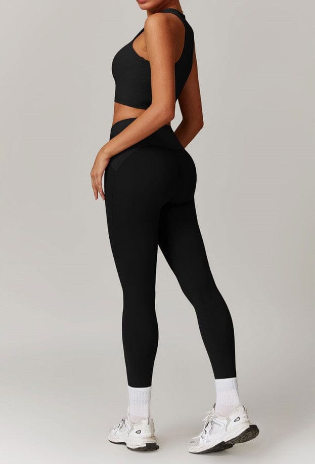 Endless Energy Racerback Fitness Set - Leggings & Top Combo