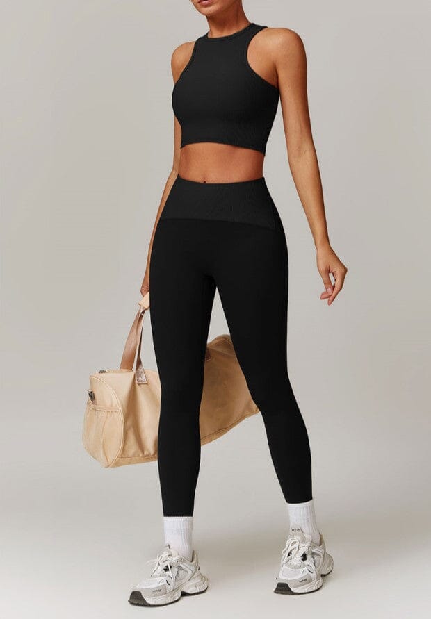Endless Energy Racerback Fitness Set - Leggings & Top Combo