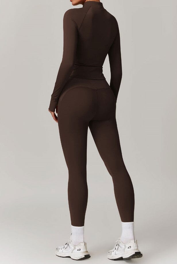 Ultimate Infinite Jacket Gym Set - Stylish Leggings & Performance Top