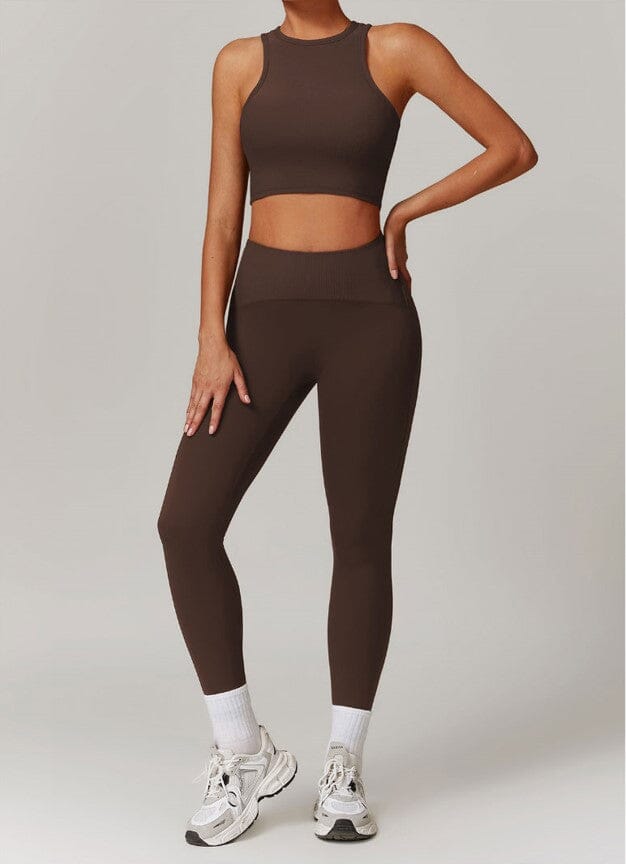 Endless Energy Racerback Fitness Set - Leggings & Top Combo