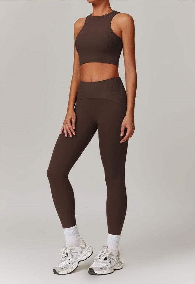 Endless Energy Racerback Fitness Set - Leggings & Top Combo