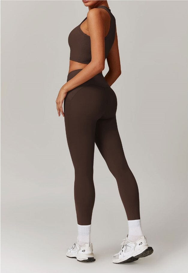 Endless Energy Racerback Fitness Set - Leggings & Top Combo