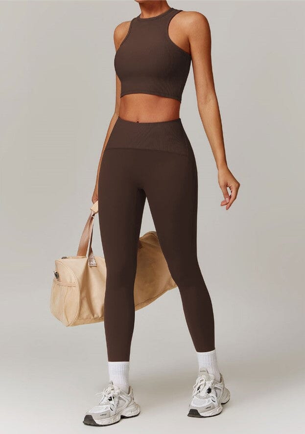 Endless Energy Racerback Fitness Set - Leggings & Top Combo