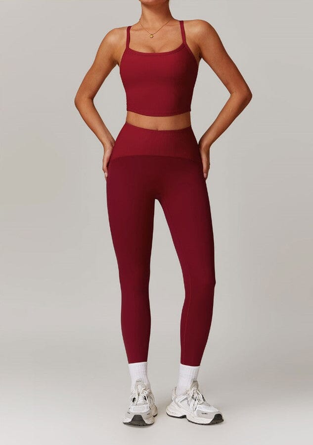Endless Workout Ensemble - Stylish Leggings & Matching Top