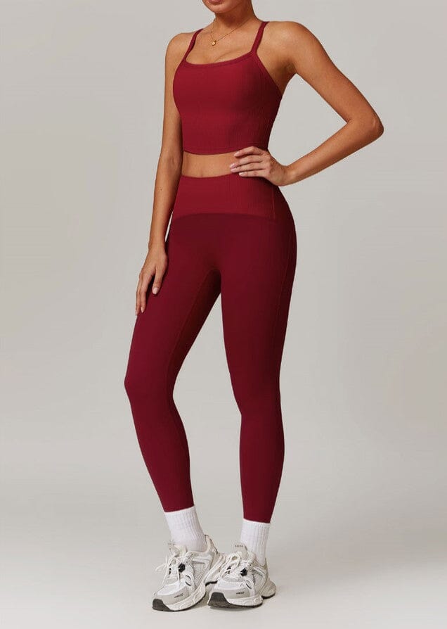 Endless Workout Ensemble - Stylish Leggings & Matching Top