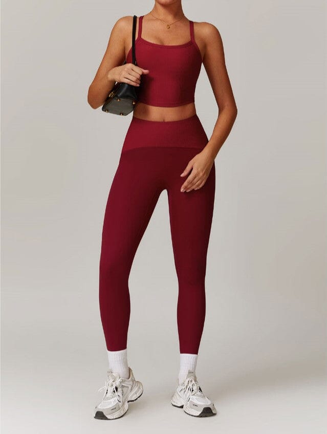 Endless Workout Ensemble - Stylish Leggings & Matching Top