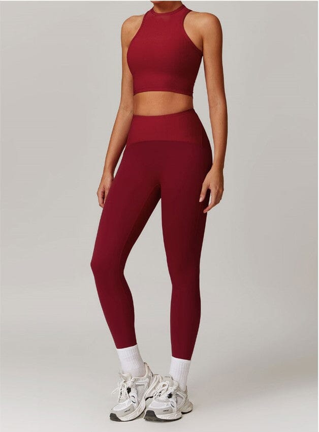 Endless Energy Racerback Fitness Set - Leggings & Top Combo