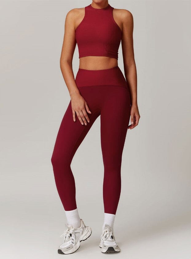 Endless Energy Racerback Fitness Set - Leggings & Top Combo