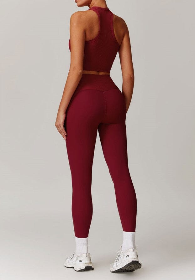 Endless Energy Racerback Fitness Set - Leggings & Top Combo
