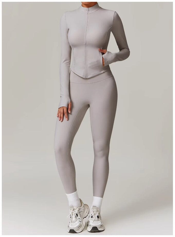 Enchanting Workout Tracksuit Set - Stylish Leggings & Top