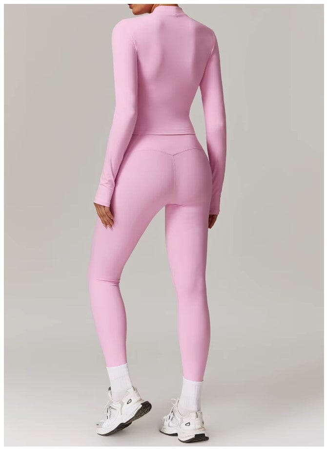 Enchanting Workout Tracksuit Set - Stylish Leggings & Top