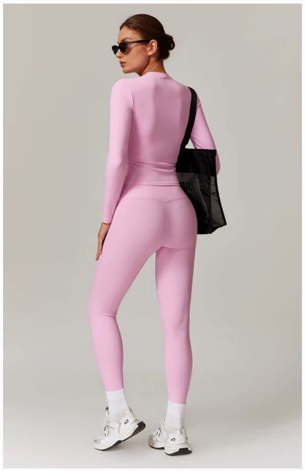 Enchanting Workout Ensemble - Leggings & Matching Top