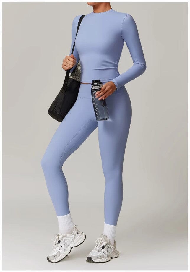 Enchanting Workout Ensemble - Leggings & Matching Top