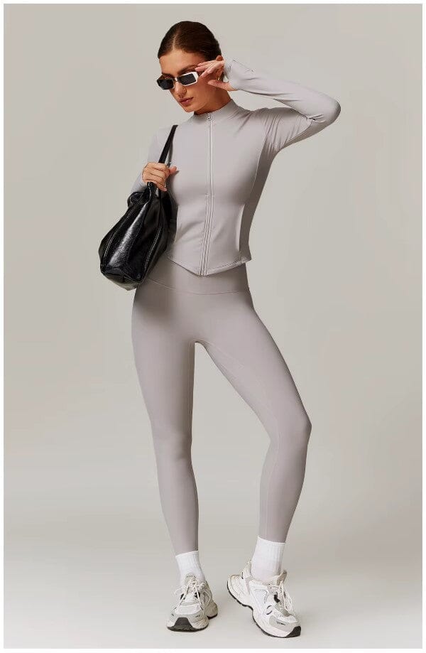 Enchanting Workout Tracksuit Set - Stylish Leggings & Top
