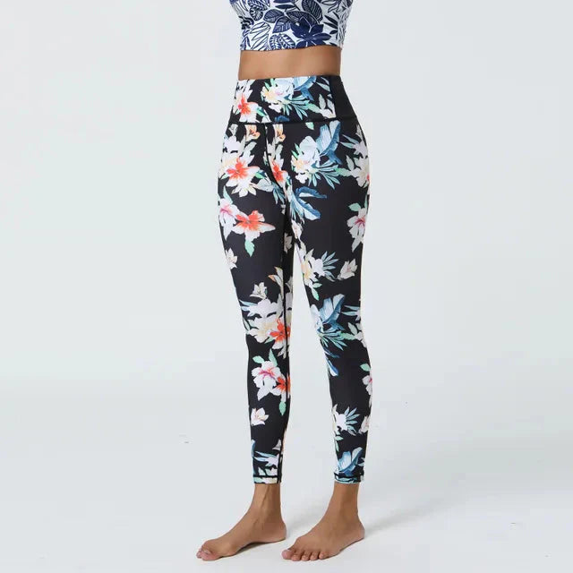 Whimsical Floral Patterned Leggings for Effortless Style