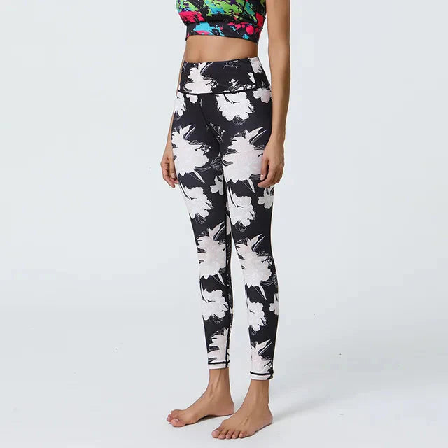 Whimsical Floral Patterned Leggings for Effortless Style