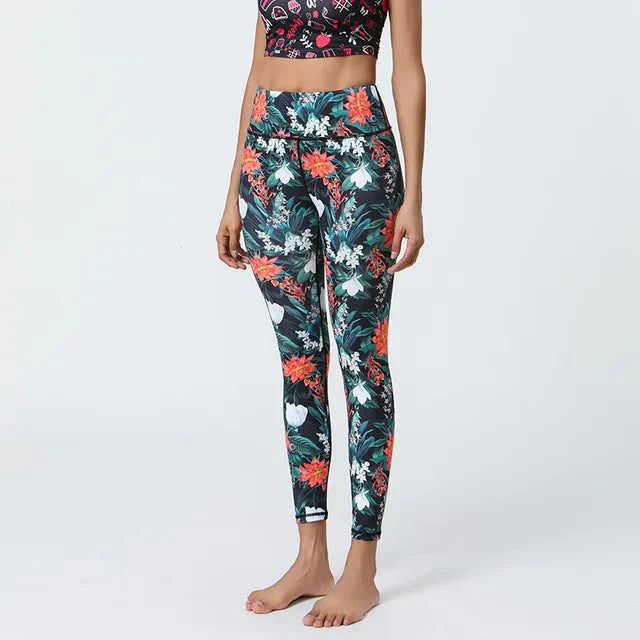 Whimsical Floral Patterned Leggings for Effortless Style