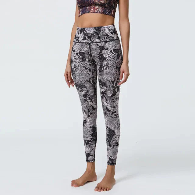 Whimsical Floral Patterned Leggings for Effortless Style