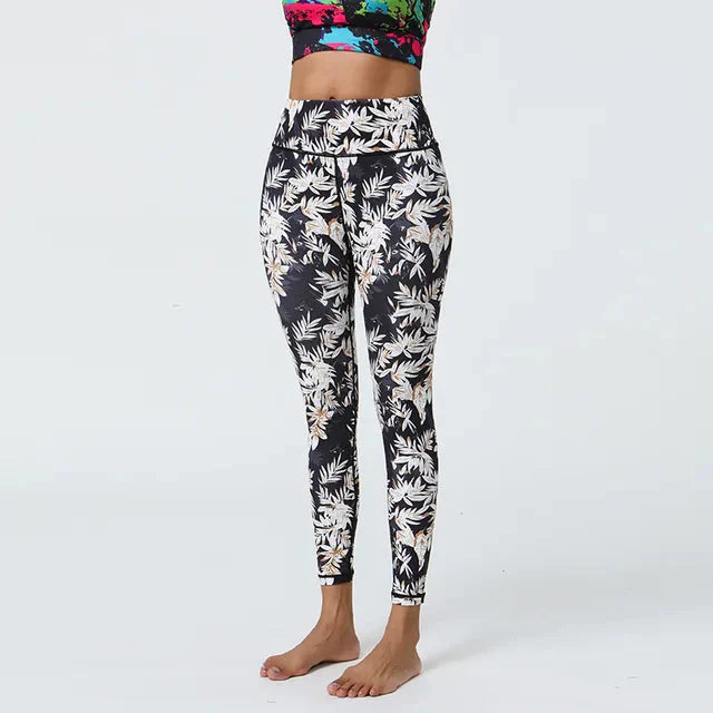 Whimsical Floral Patterned Leggings for Effortless Style