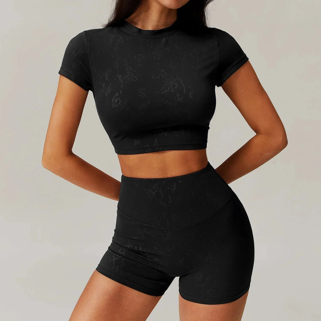 Ultimate Performance Gym Set - Stylish Shorts and Top Combo