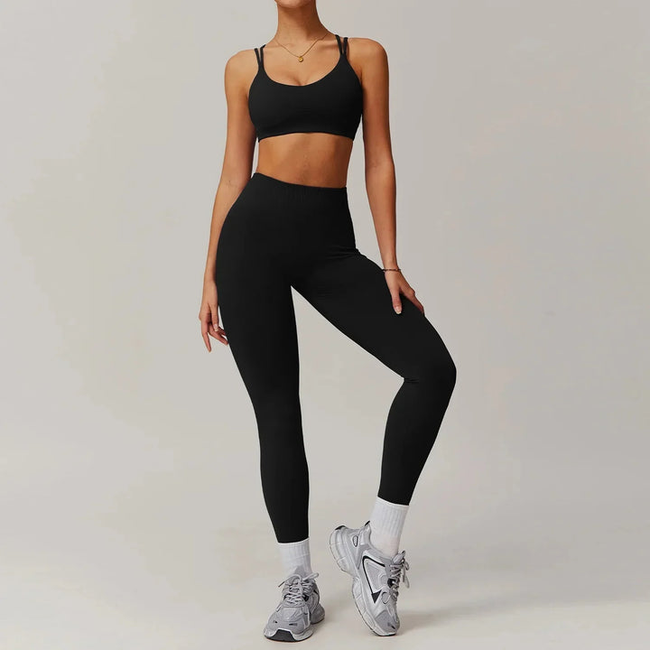 Personalized Engraved Gym Set - Stylish Leggings & Top Combo