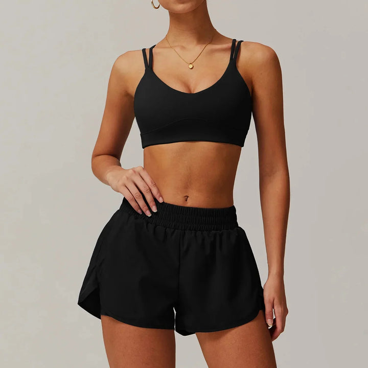 Personalized Gym Ensemble - Stylish Shorts & Matching Top