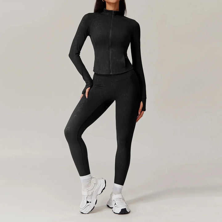 Ultimate Performance Gym Set - Stylish Leggings & Matching Jacket