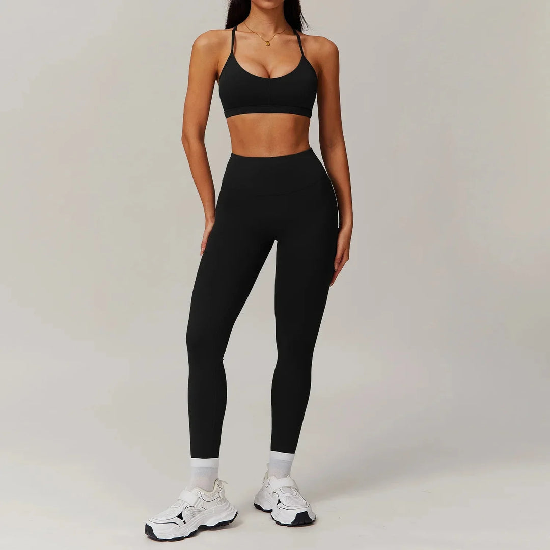 Ultimate Fitness Power Set - Stylish Leggings & Top Combo