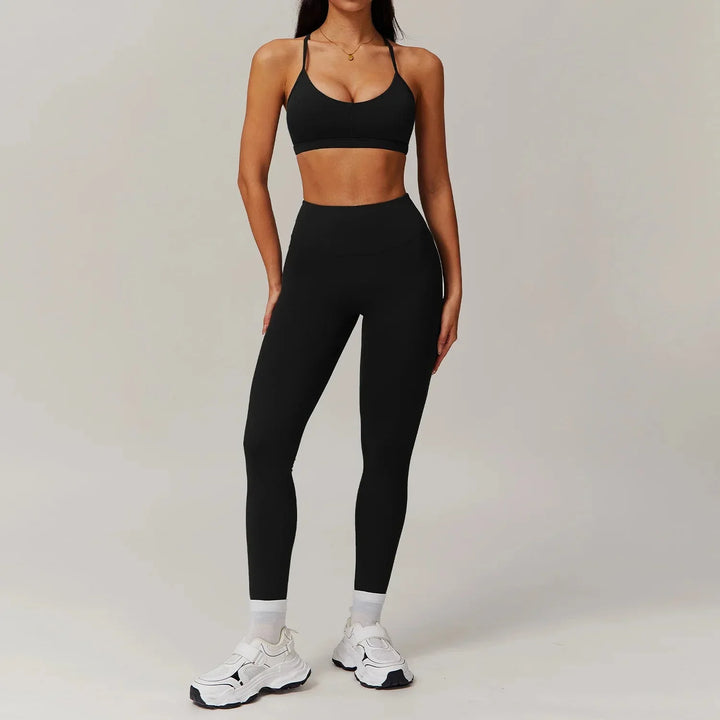 Ultimate Fitness Power Set - Stylish Leggings & Top Combo