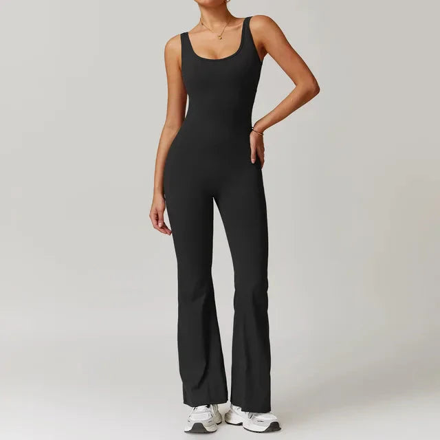 Chic & Stylish Flared Pocket Jumpsuit