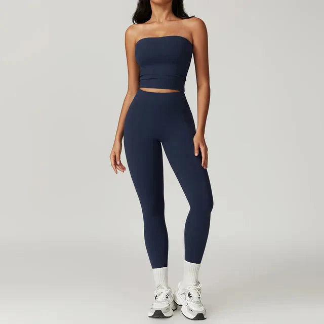 Elevate Your Workout: Performance Leggings & Stylish Top Set