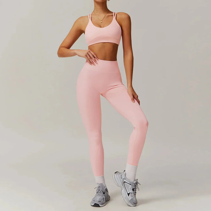 Personalized Engraved Gym Set - Stylish Leggings & Top Combo