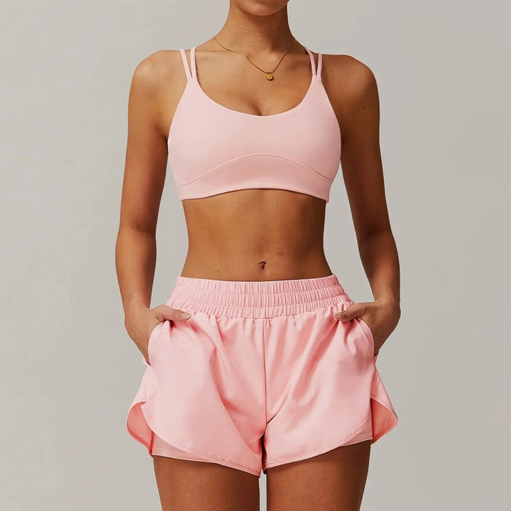 Personalized Gym Ensemble - Stylish Shorts & Matching Top