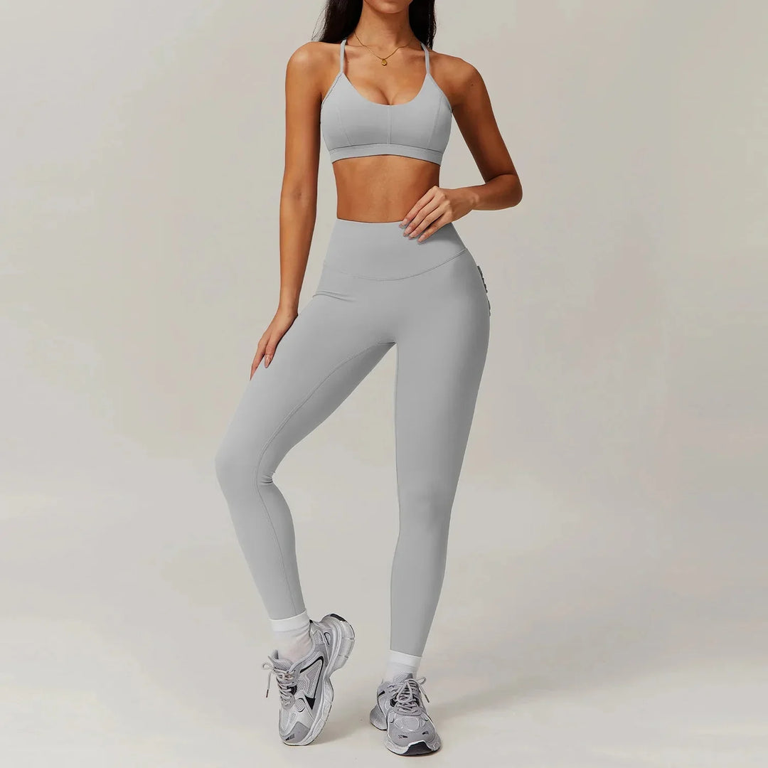 Ultimate Fitness Power Set - Stylish Leggings & Top Combo