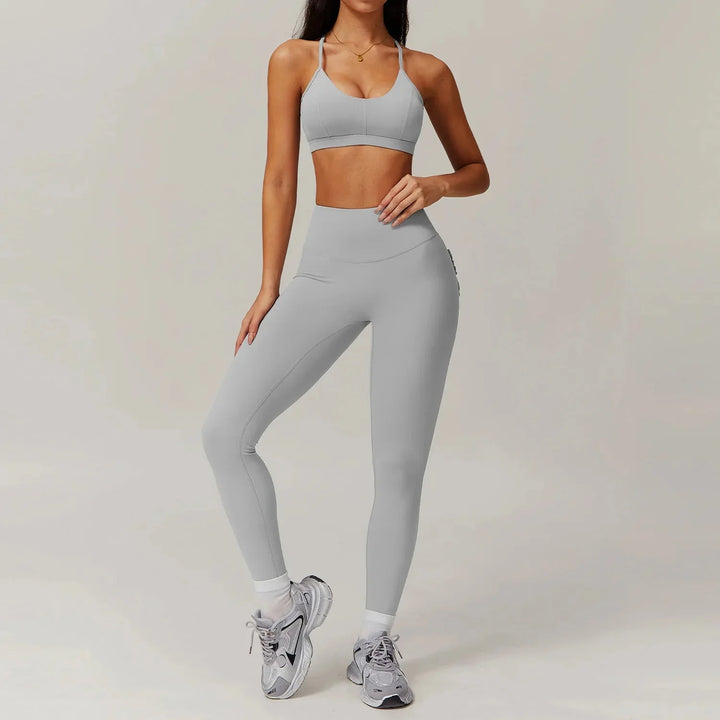 Ultimate Fitness Power Set - Stylish Leggings & Top Combo