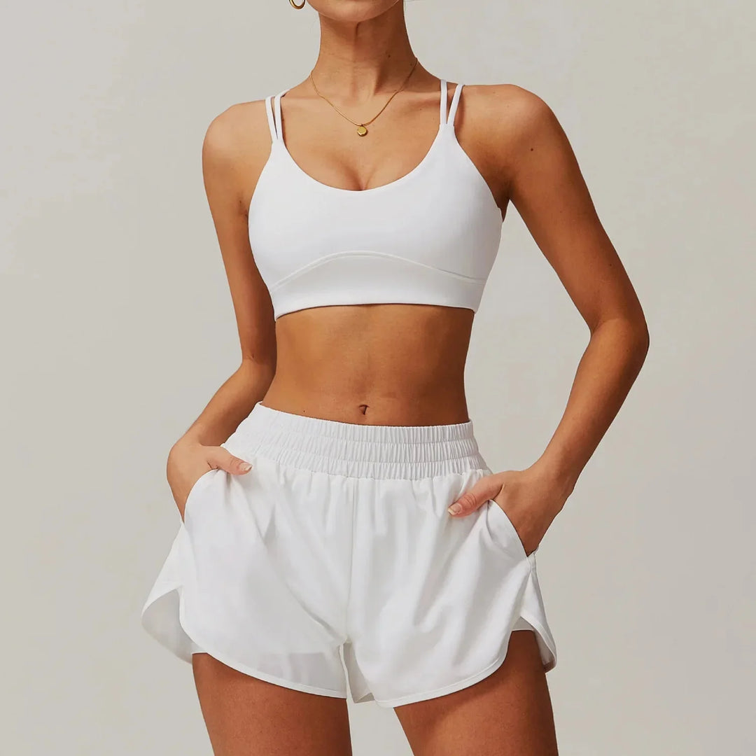 Personalized Gym Ensemble - Stylish Shorts & Matching Top