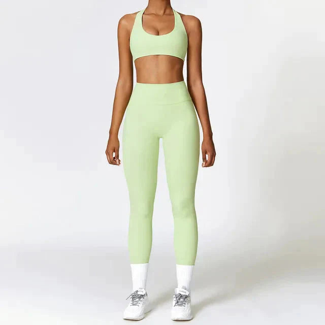 Enchanting Mystic Vest Activewear Set - Stylish Leggings & Matching Top